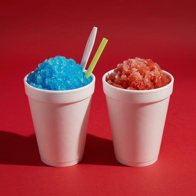 Kids Mini Smash, Fries & Snoball.